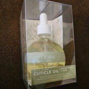 NIB Cuccio Botanicals self care cuticle oil (sandalwood + sage)